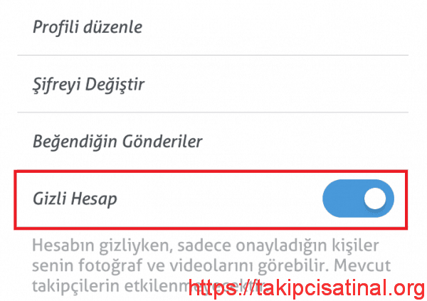 Instagram gizli hesap
