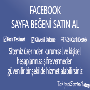 facebook sayfa beğeni al