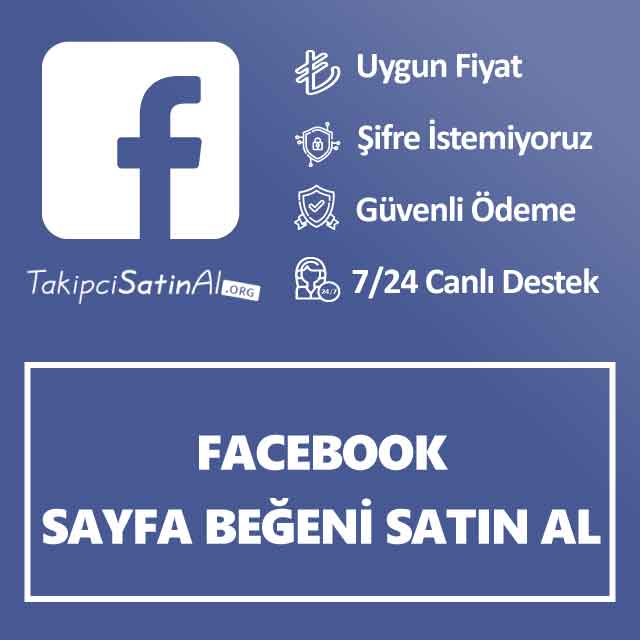 facebook sayfa beğeni satın al