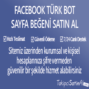 facebook türk bot sayfa beğeni al