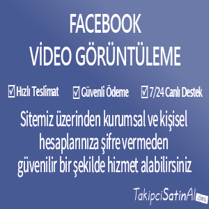 facebook video görüntüleme al