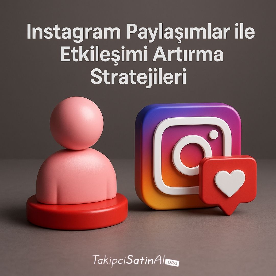Paylaşım arttırma stratejilerini anlatan 3D görsel