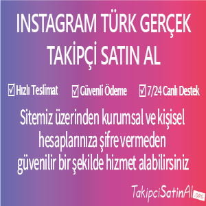 instagram türk takipçi al