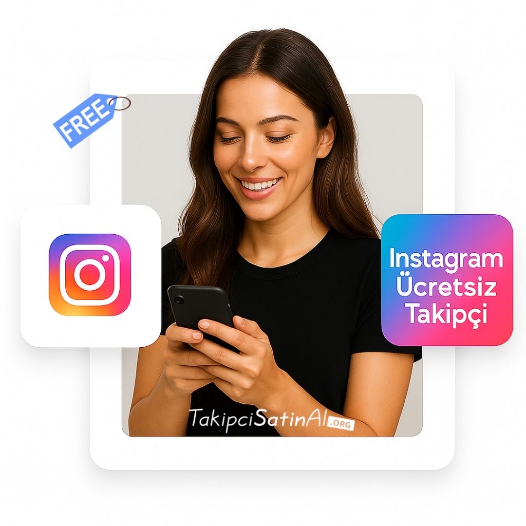 Instagram ücretsiz takipci tanıtımını yapan genç influencer
