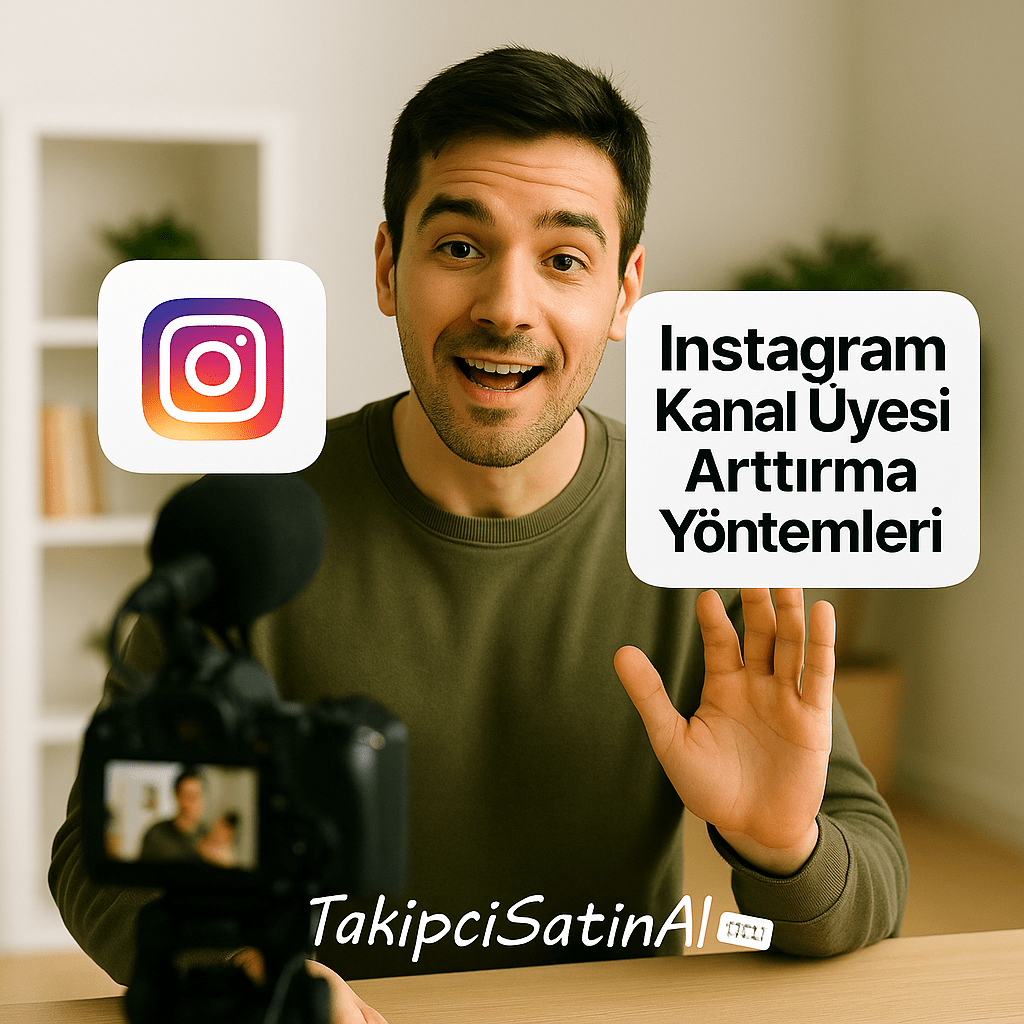Kanal üyesi arttırma yöntemlerini anlatan video çeken youtuber