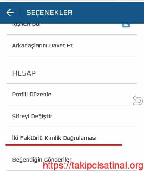 Instagram İki Faktörlü Doğrulama